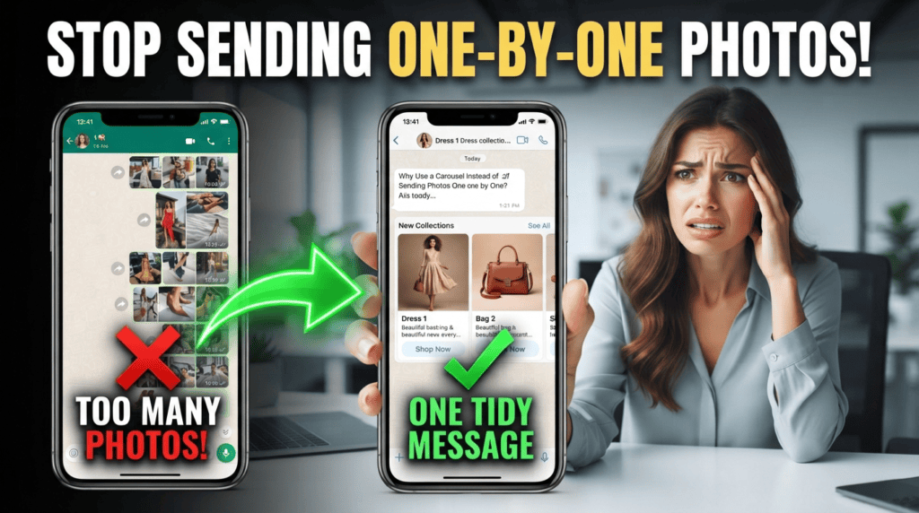 Illustration comparing WhatsApp Channels and broadcast lists