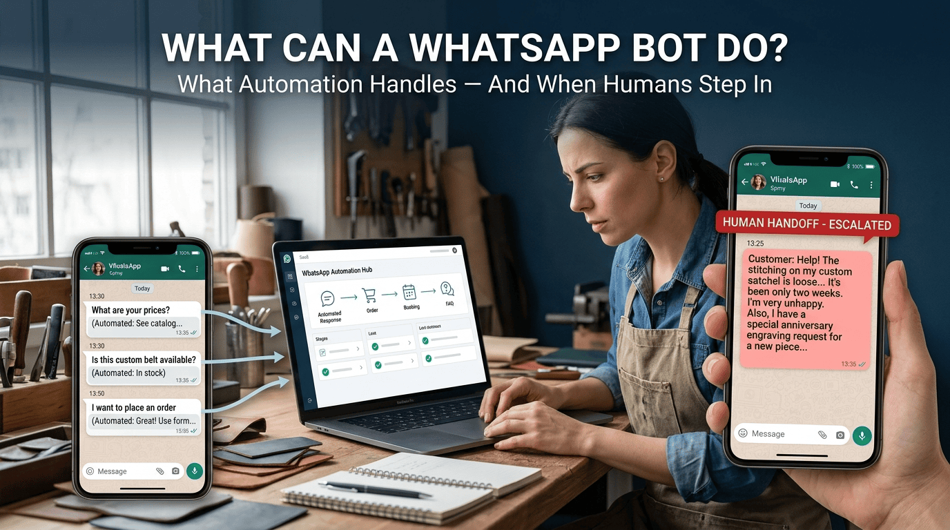 WhatsApp Automation Bot: What It Can and Can't Do