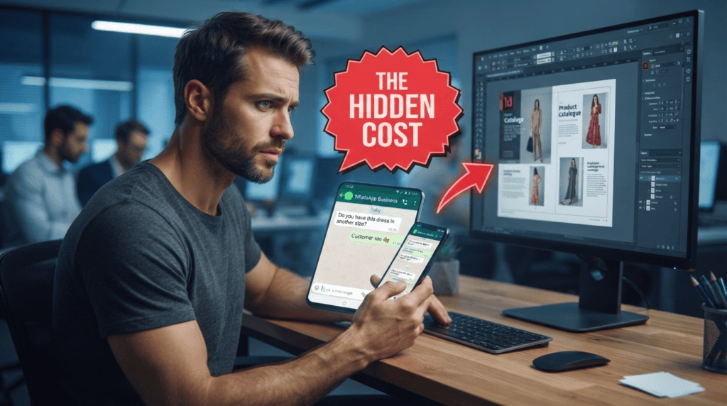 Illustration for estimating WhatsApp bot time savings