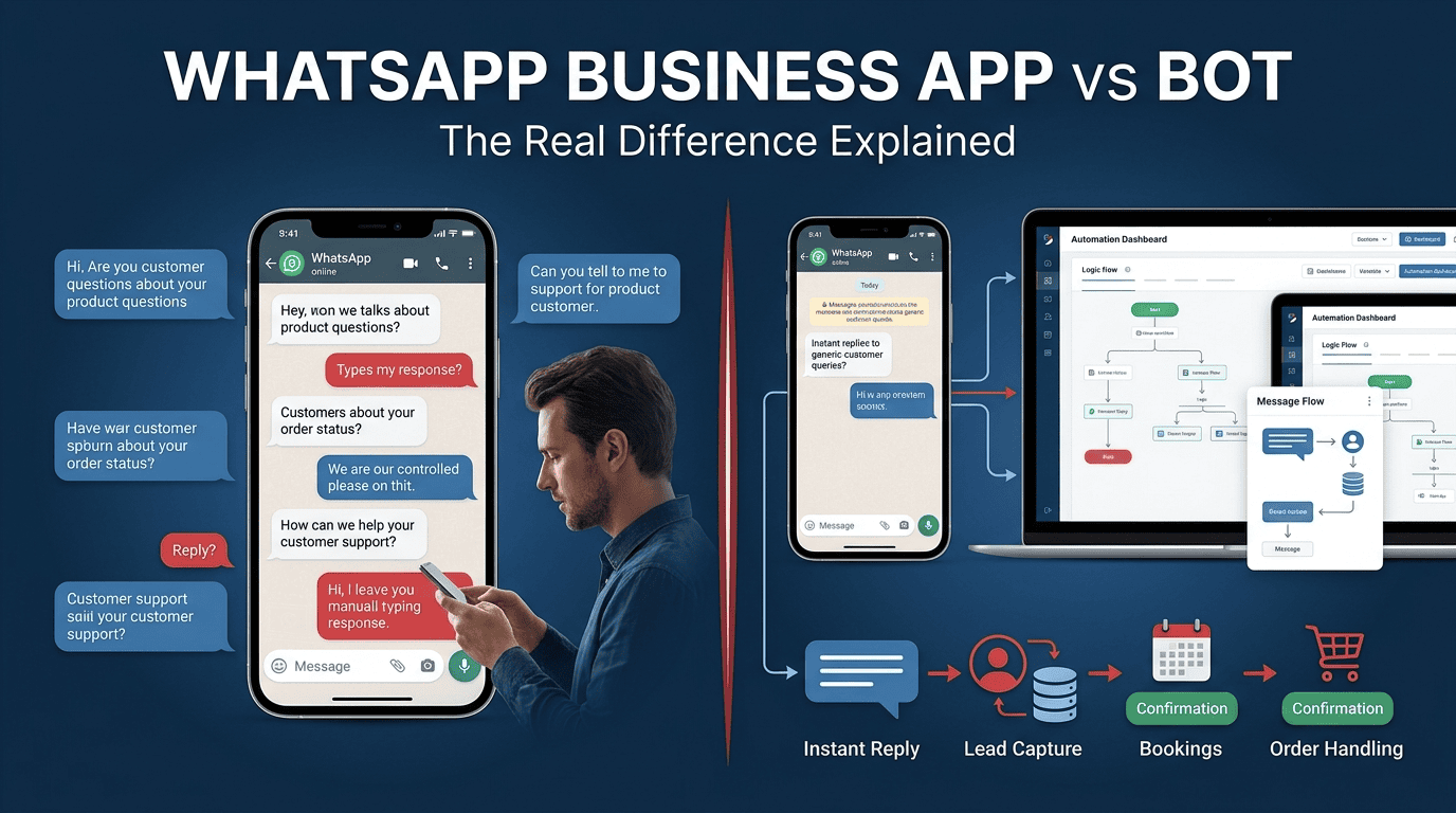 WhatsApp Business App vs Bot
