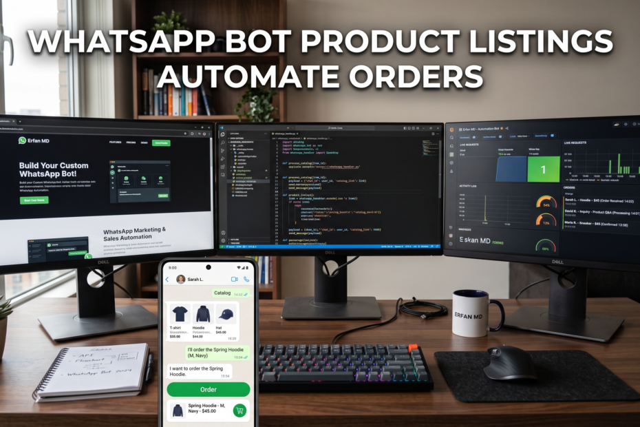 WhatsApp Bot Product Listings